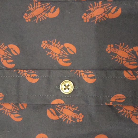 APT. 9 Lobster Short Sleeve Button Down - Picture 2 of 3